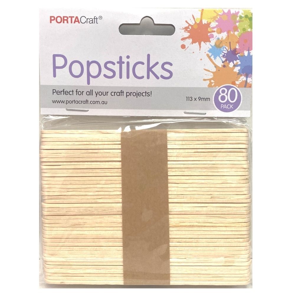 Natural Craft Popsticks