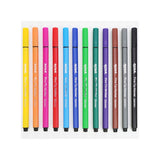 Fine Tip Markers - 12 Pack