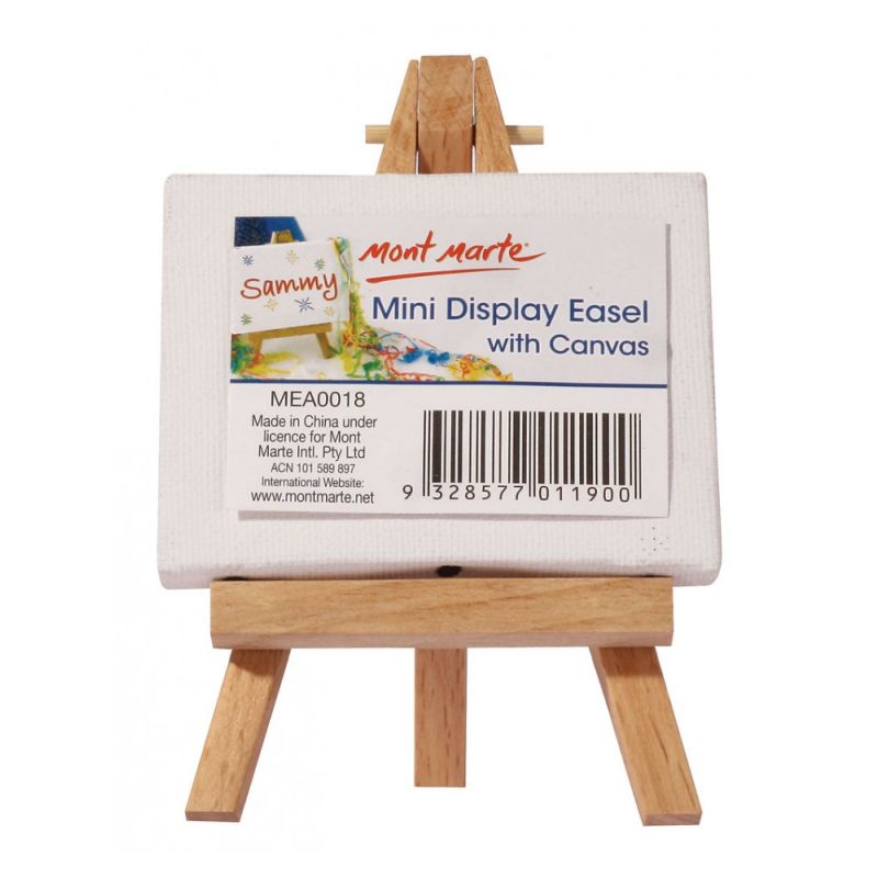 Mini Easel with Canvas 6 x 8cm