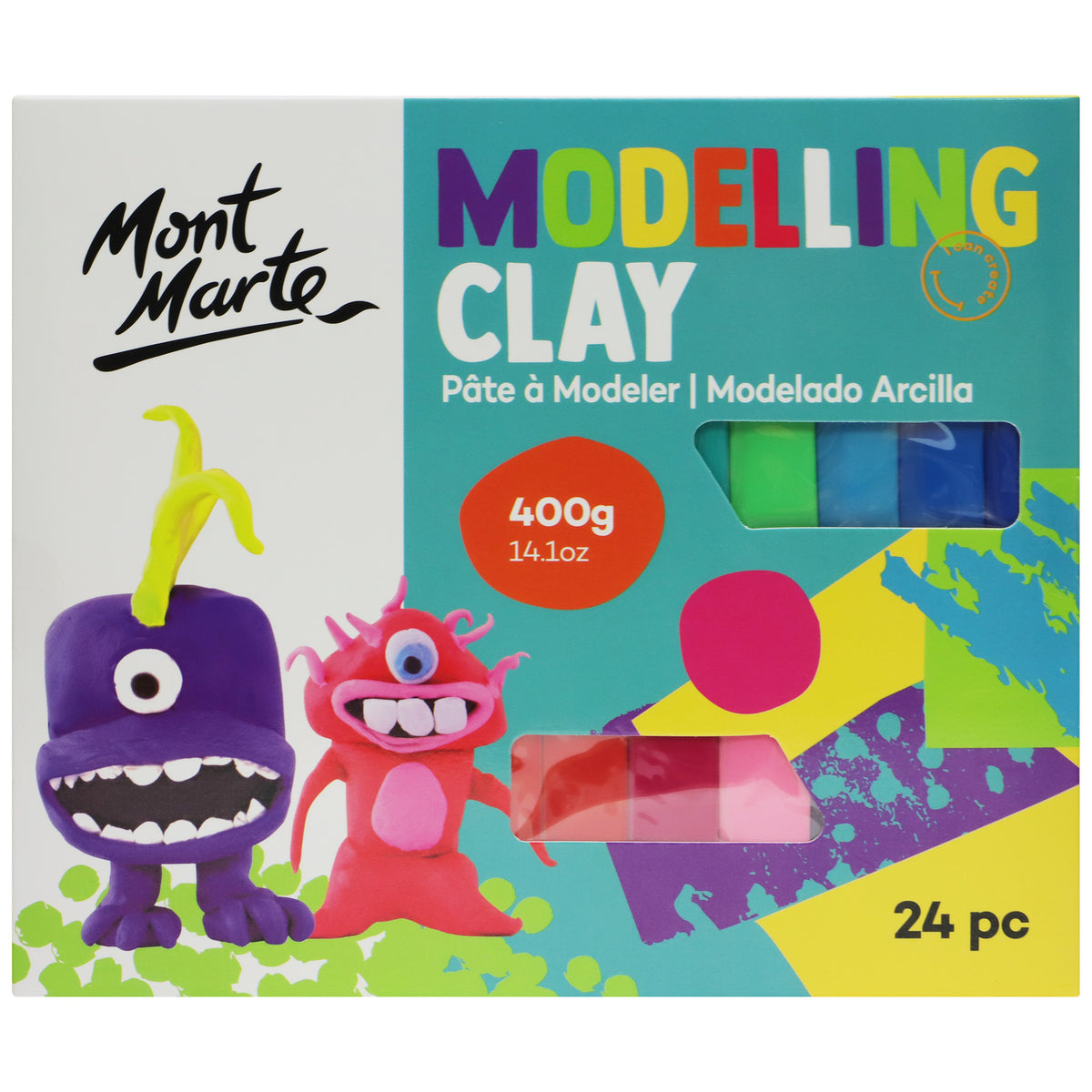 Modelling Clay 24 Piece Set - Mont Marte