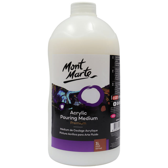Acrylic Pouring Medium Premium - 1L - Mont Marte