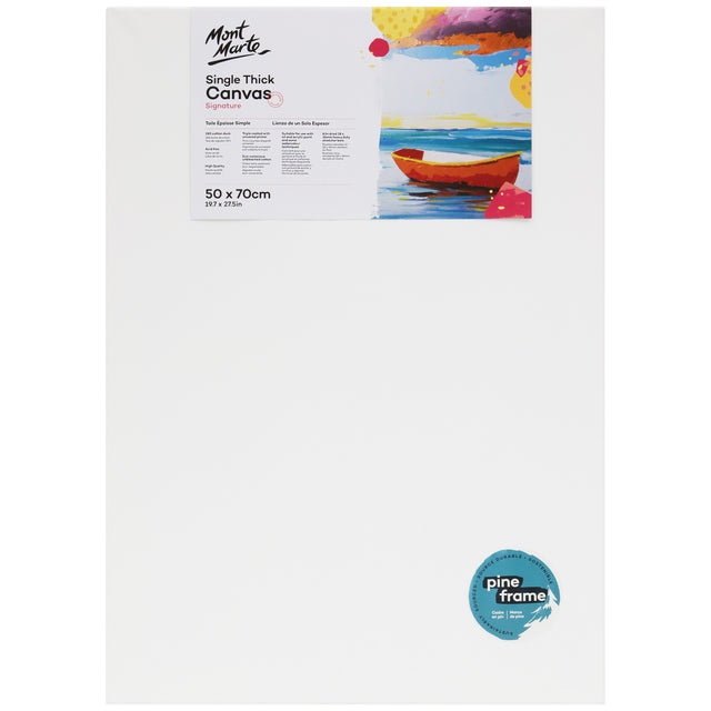 Single Thick Studio Canvas 50 x 70cm - Mont Marte