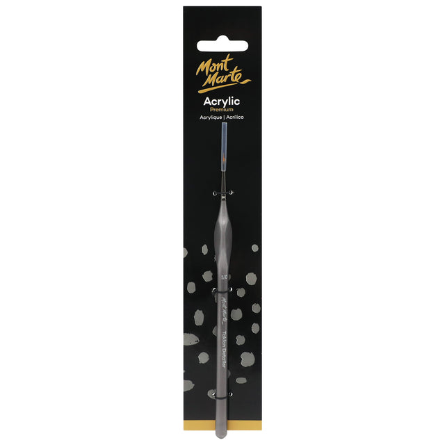 Artist Acrylic Taklon Detailer Brush 5/0 - Mont Marte