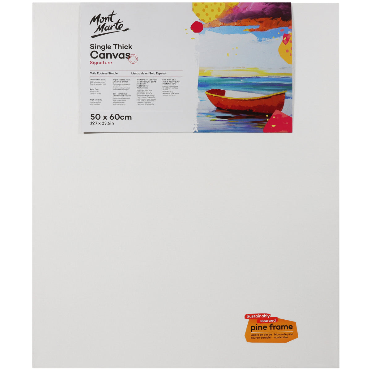 Single Thick Canvas - 50 x 60cm - Mont Marte