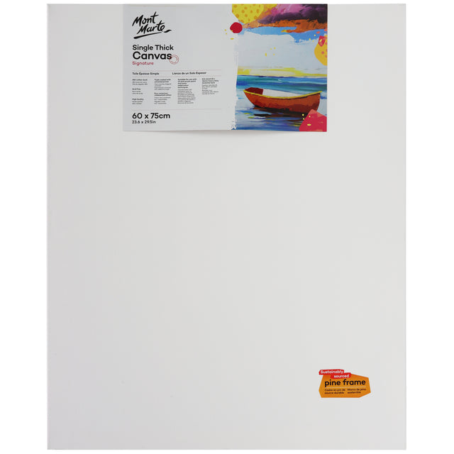 Single Thick Canvas - 60 x 75cm - Mont Marte