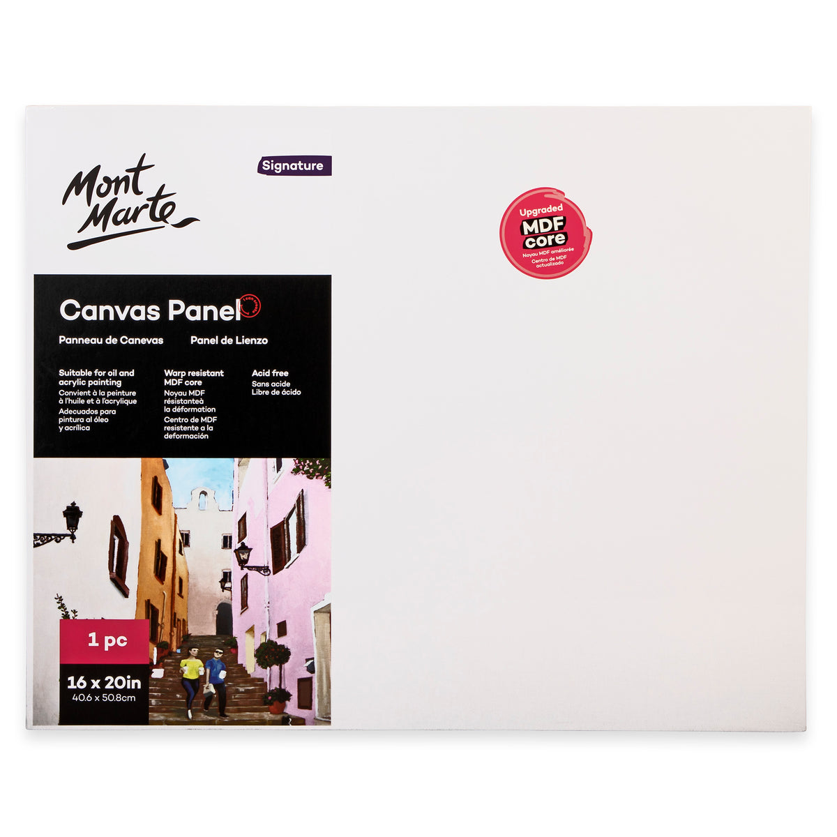 Canvas Panel 40.6 x 50.8cm - Single - Mont Marte