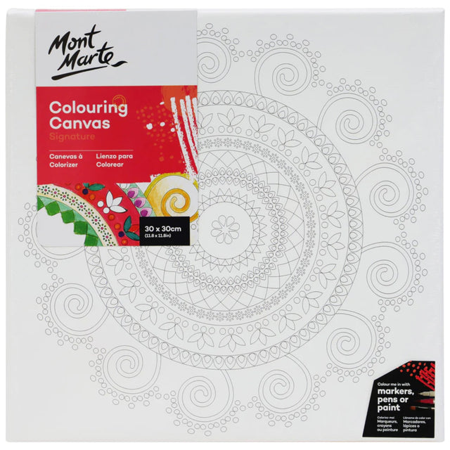 DIY Colouring Canvas 30 x 30cm