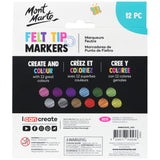Felt Tip Markers - 12 Pack