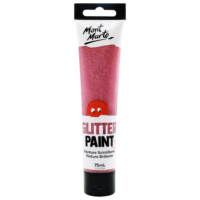 Glitter Paint 75ml - Pink - Mont Marte