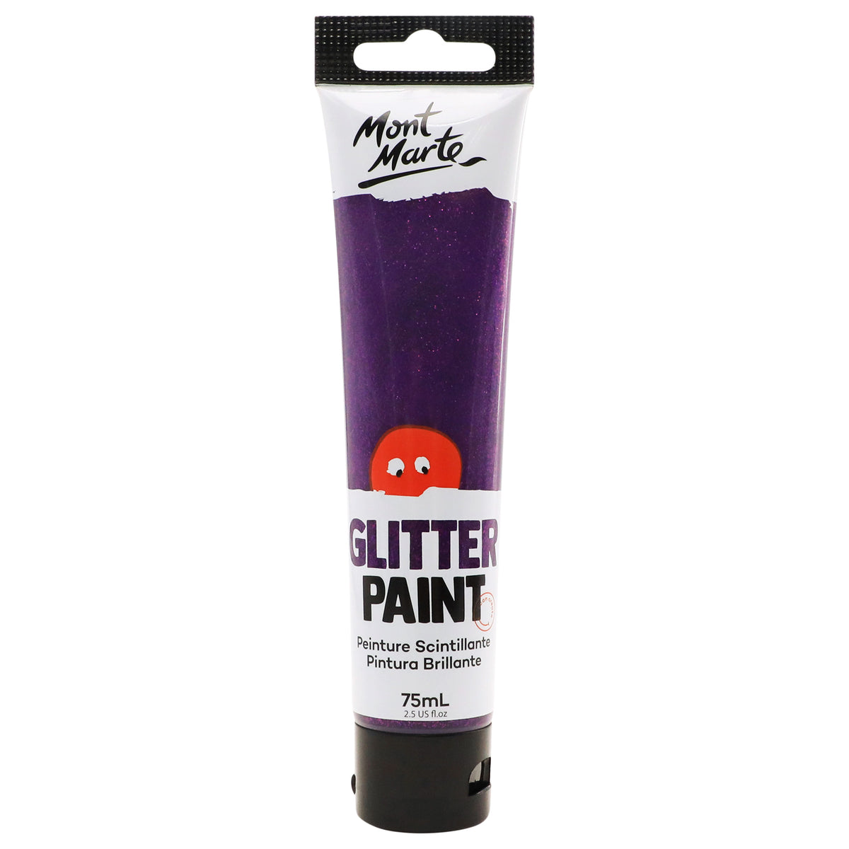 Glitter Paint 75ml - Purple - Mont Marte