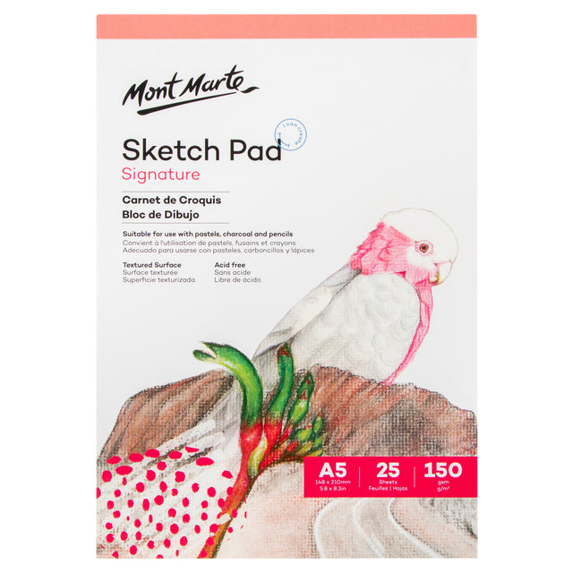 25 Sheet Sketch Pad 150gsm A5 - Mont Marte