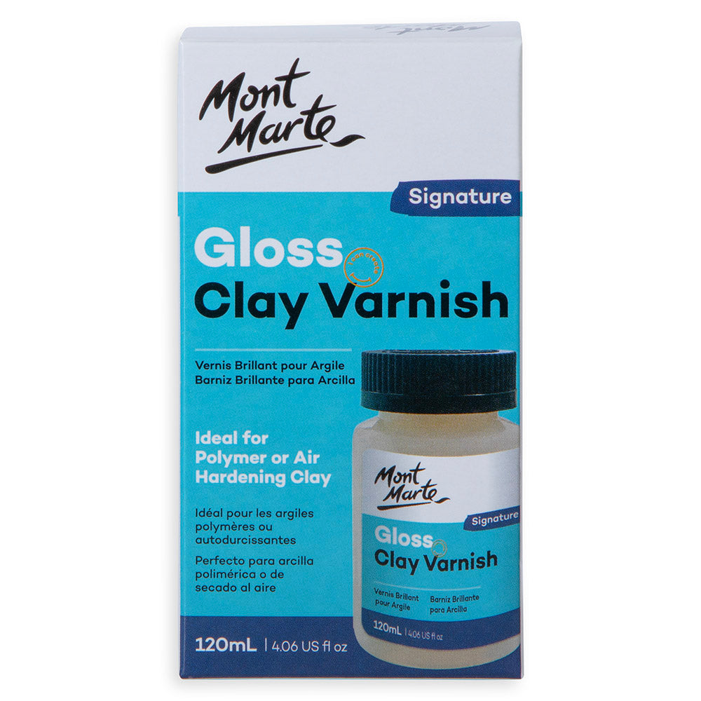 Gloss Clay Varnish 120ml - Mont Marte