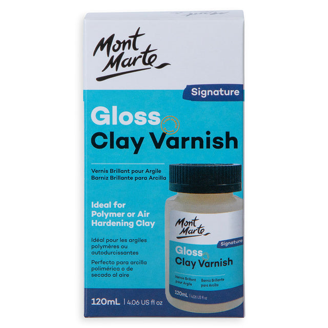 Gloss Clay Varnish 120ml - Mont Marte