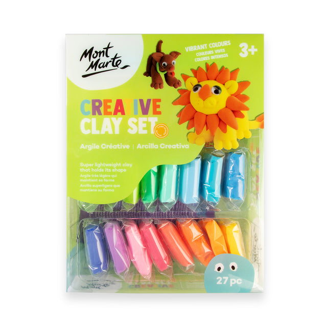 27 Piece Creative Foam Clay Set - Assorted - Mont Marte