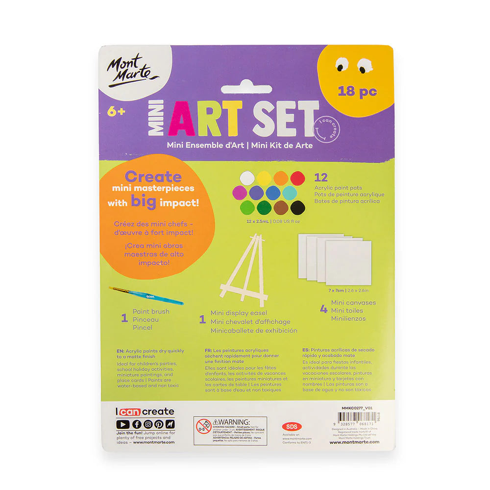 Mont Marte Kids Mini Art Set 18 pce
