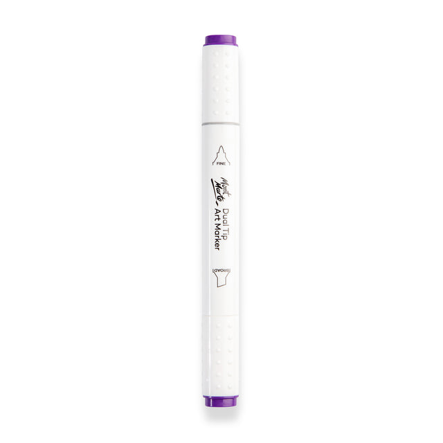 Dual Tip Art Marker - Purple - Mont Marte
