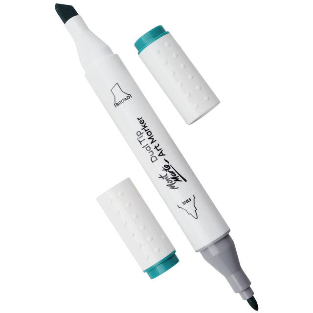 Dual Tip Art Marker Premium - Teal - Mont Marte