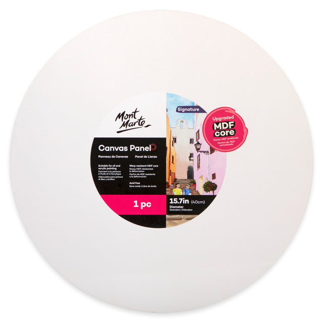 Round Canvas Panel 40cm - Mont Marte