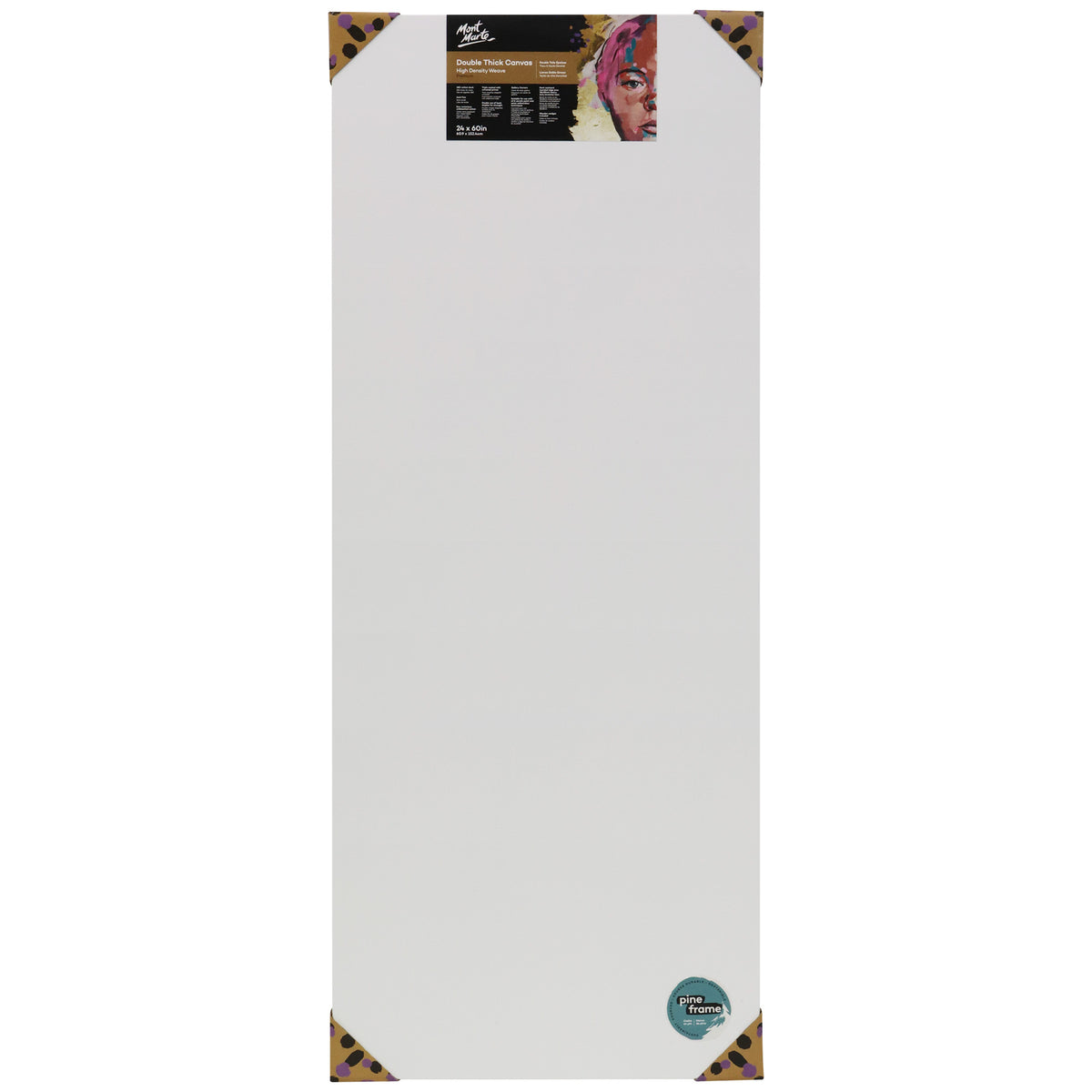 Double Thick Canvas 60.9 x 152.4cm - 38mm Deep Frame - Mont Marte