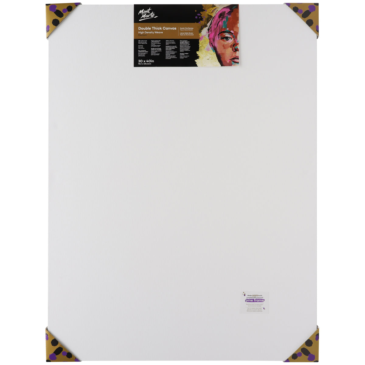 Double Thick Premium Canvas 76.2 x 101.6cm - Mont Marte