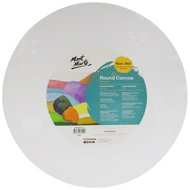 Round Canvas 75cm - Mont Marte