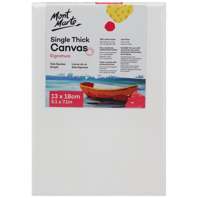 Single Thick Canvas - 13 x 18cm - Mont Marte