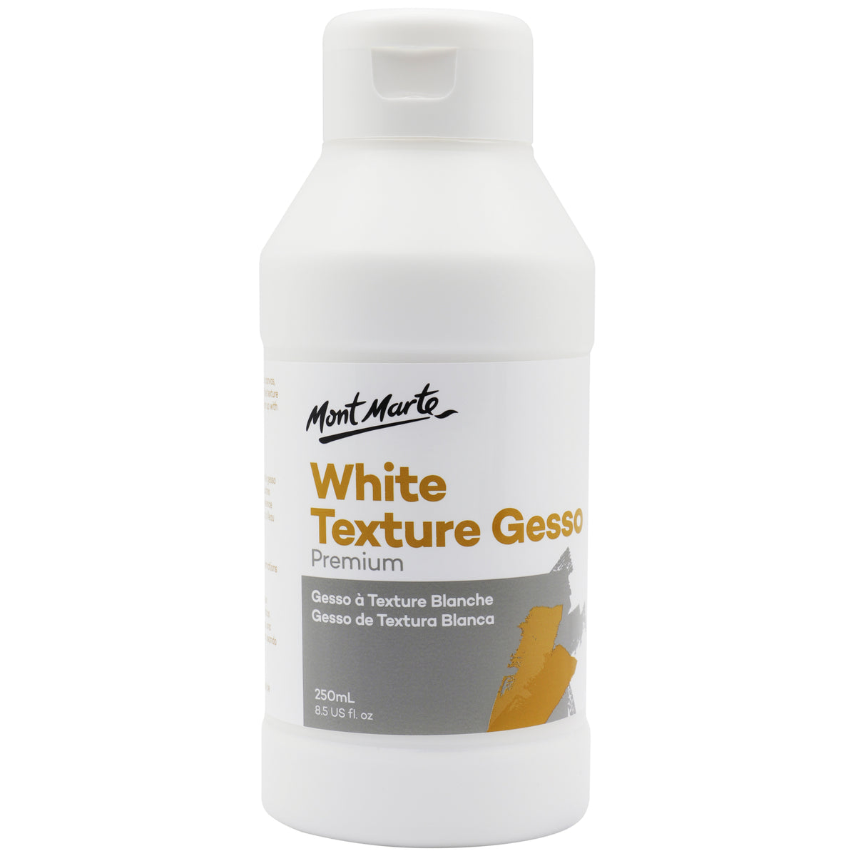 White Texture Gesso Premium - 250ml - Mont Marte