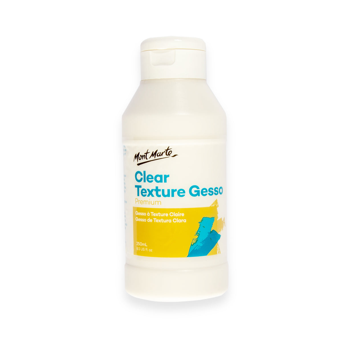Clear Texture Gesso Premium 250ml - Mont Marte