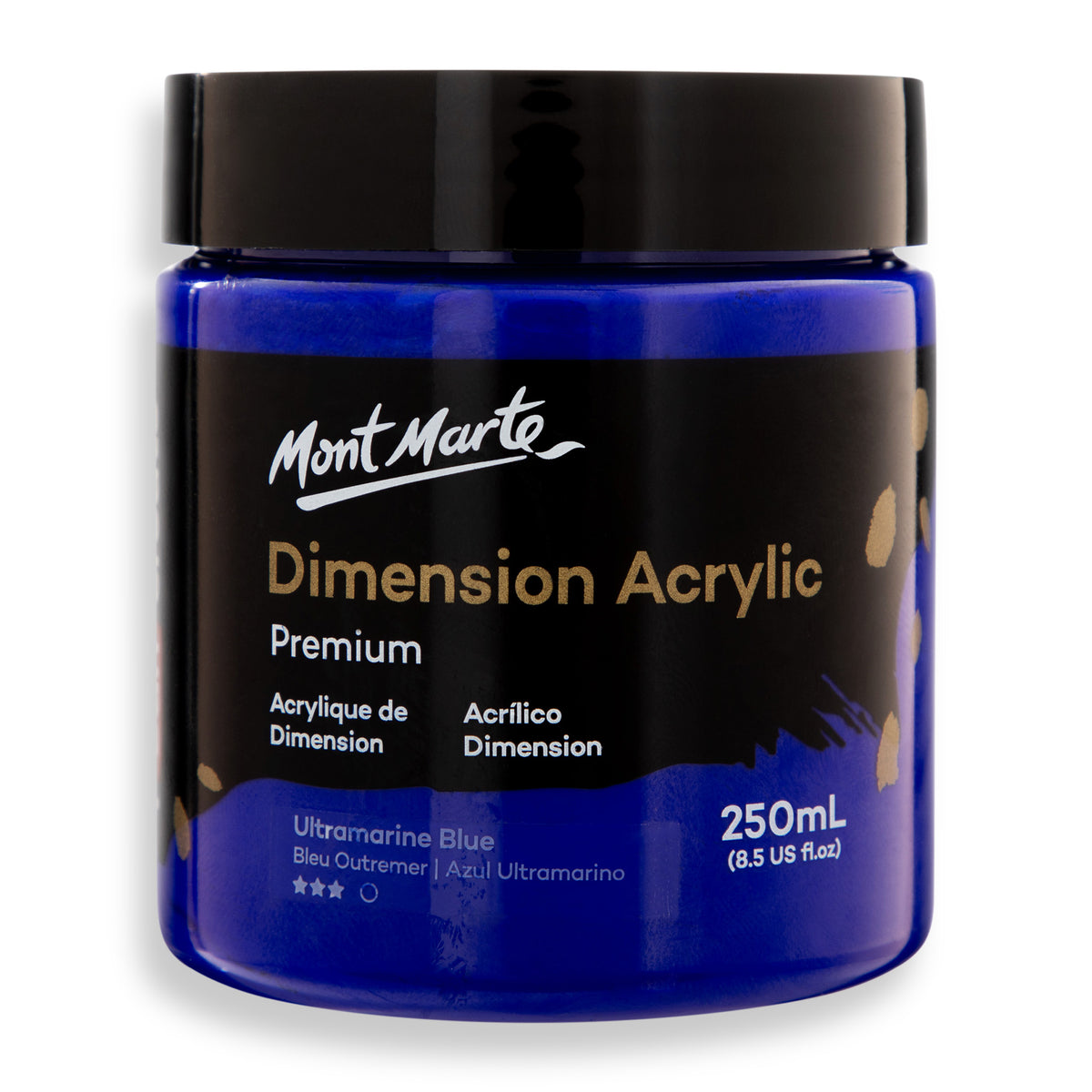 250ml Heavy Body Acrylic Paint - Ultramarine Blue - Mont Marte