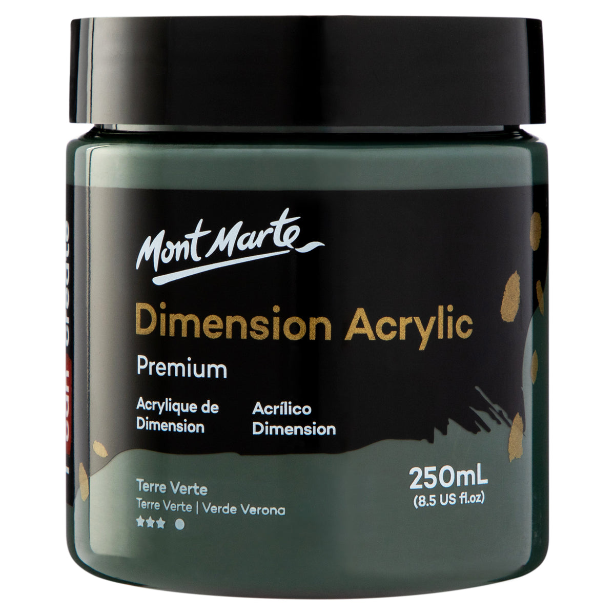 250ml Heavy Body Acrylic Paint - Terre Verte - Mont Marte