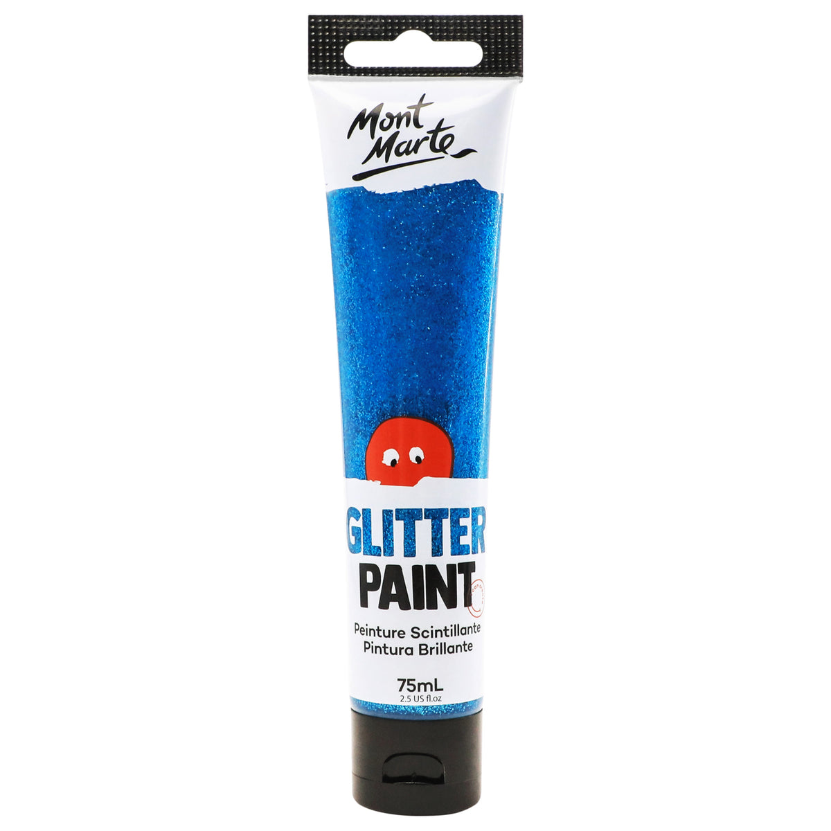 Glitter Paint 75ml - Light Blue - Mont Marte