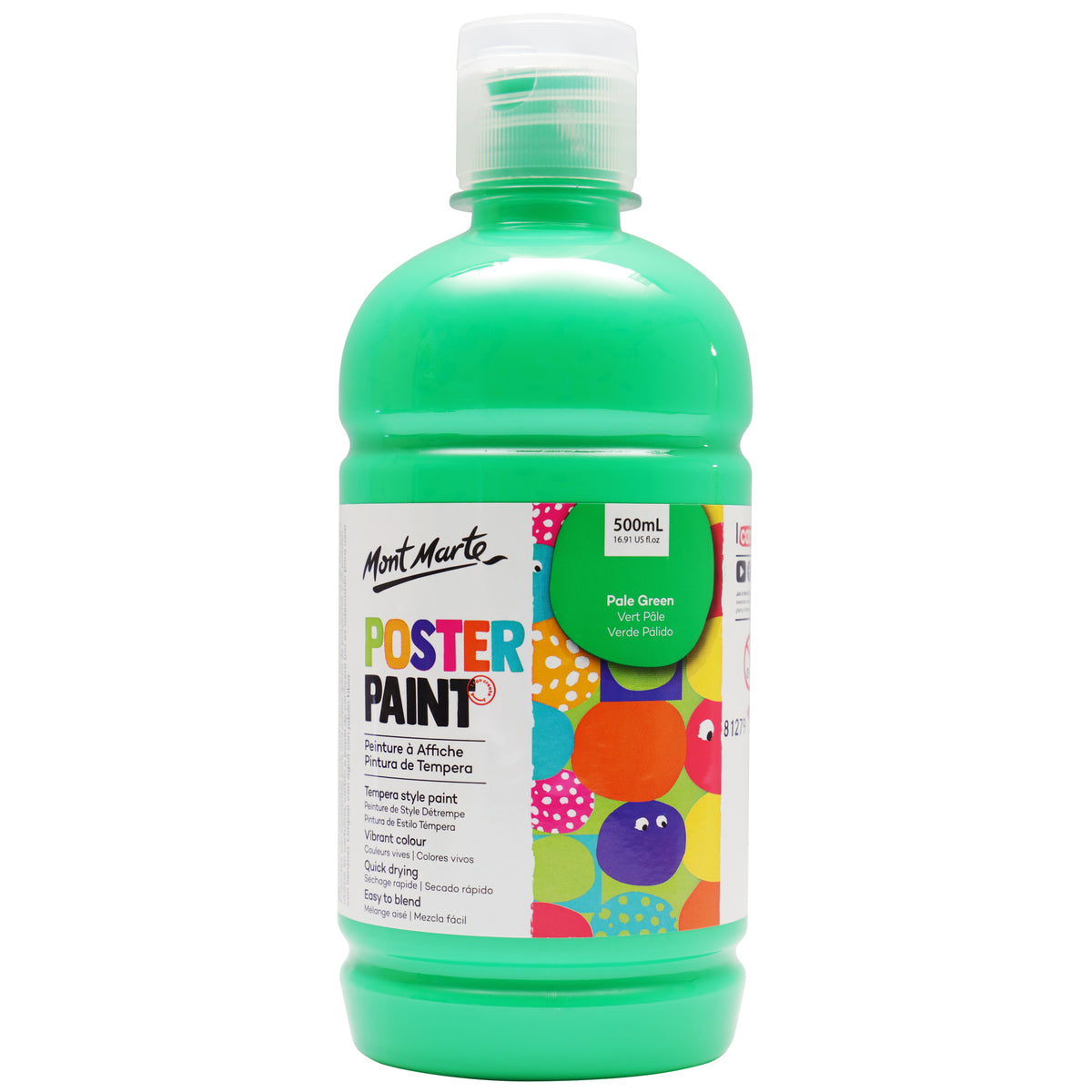 Kids Poster Paint Pale Green 500ml - Mont Marte