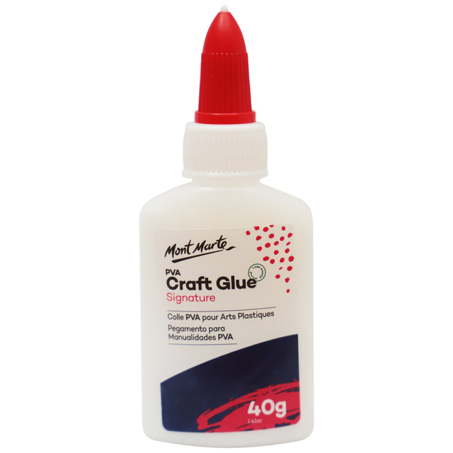 PVA Craft Glue 40g - Clear Drying - Mont Marte