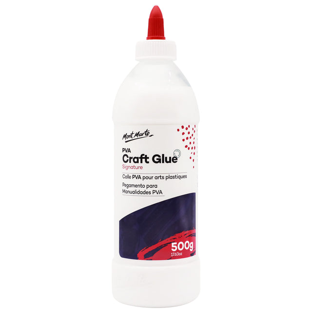 500g PVA Craft Glue - Clear Drying - Mont Marte