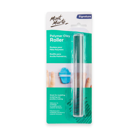 Polymer Clay Roller - Transparent Acrylic - Mont Marte
