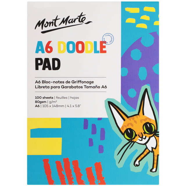 Doodle Pad A6 100 Sheet - Mont Marte