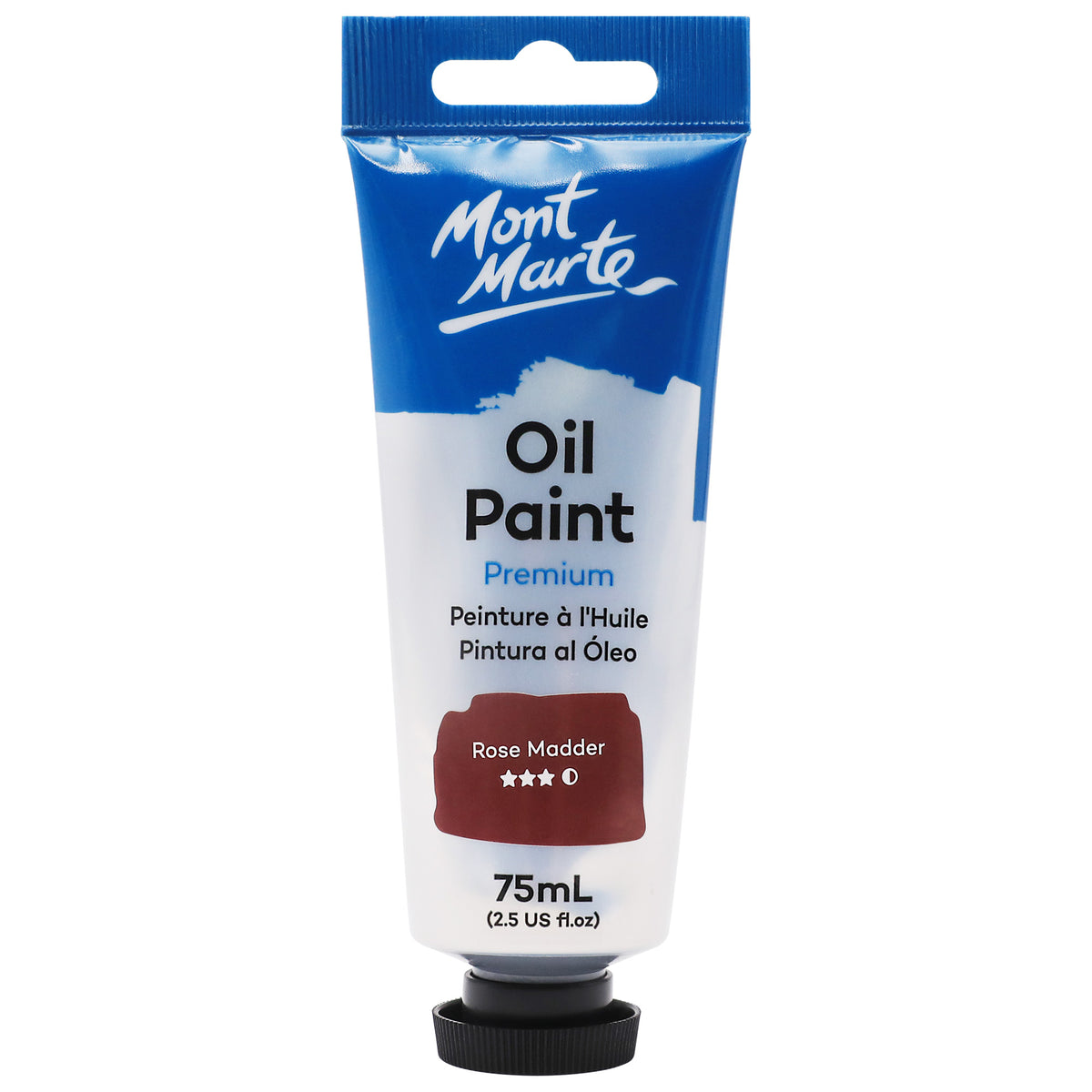 Oil Paint Premium 75ml Tube - Rose Madder - Mont Marte