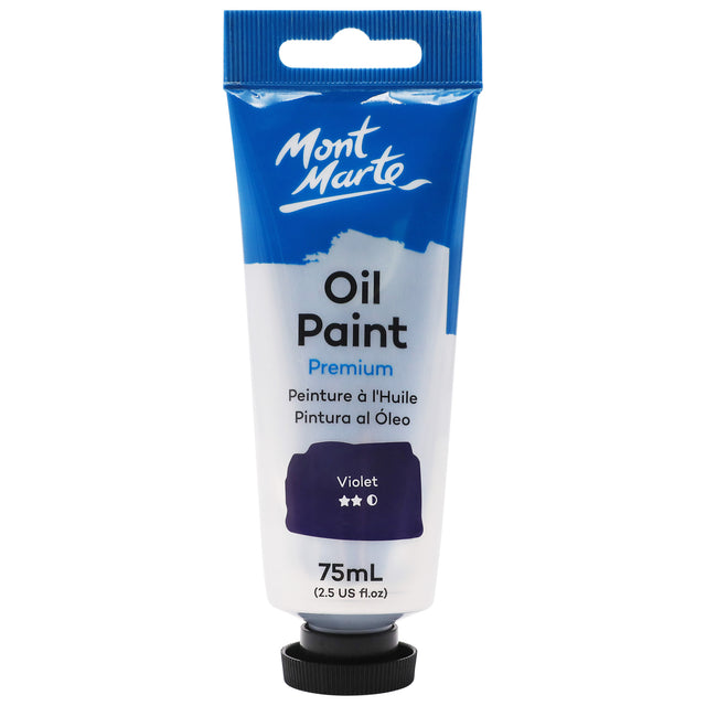 75ml Oil Paint Tube - Violet - Mont Marte