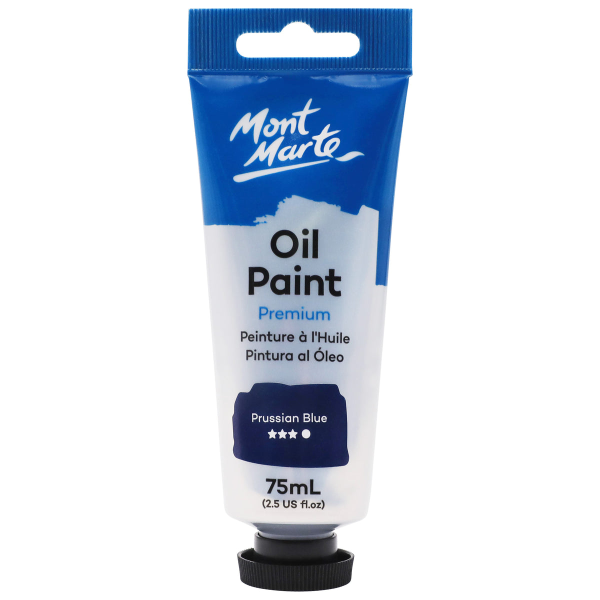 75ml Oil Paint Tube - Prussian Blue - Mont Marte