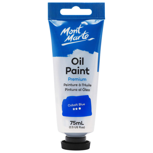 Oil Paint Premium 75ml Tube - Cobalt Blue - Mont Marte