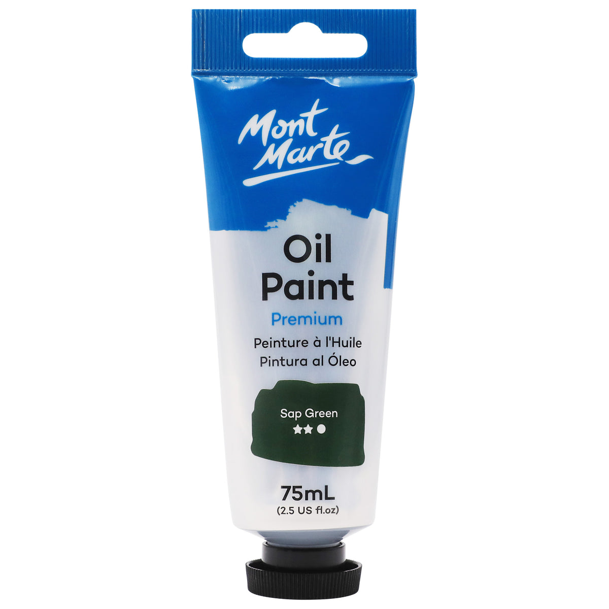 75ml Oil Paint Tube - Sap Green - Mont Marte