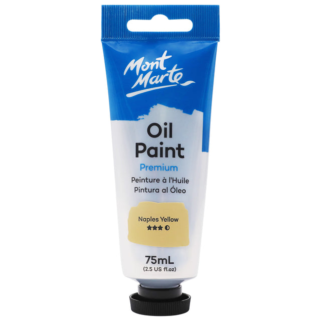 Oil Paint Premium 75ml Tube - Naples Yellow - Mont Marte