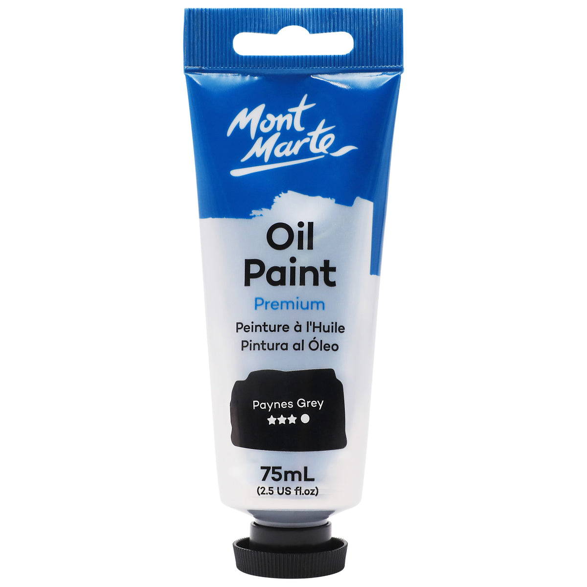 Oil Paint Premium 75ml Tube - Paynes Grey - Mont Marte