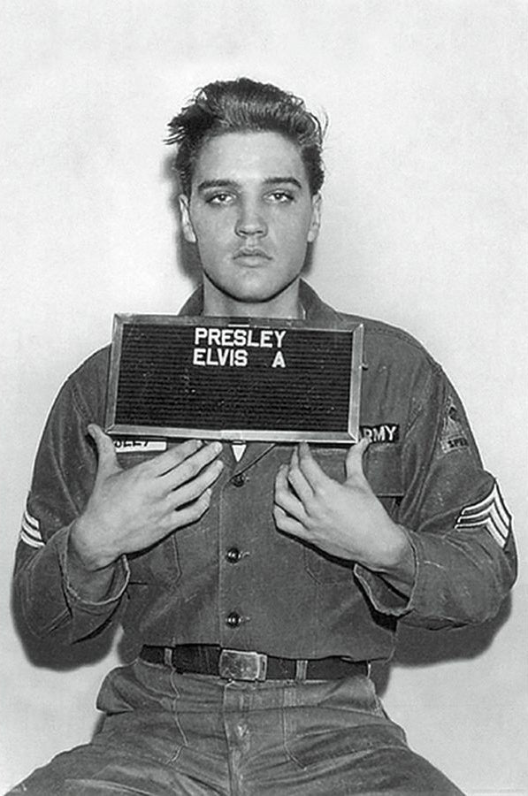 Elvis Presley Mug Shot Poster