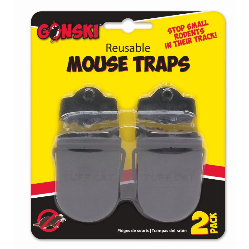 Reusable plastic mouse traps red dot
