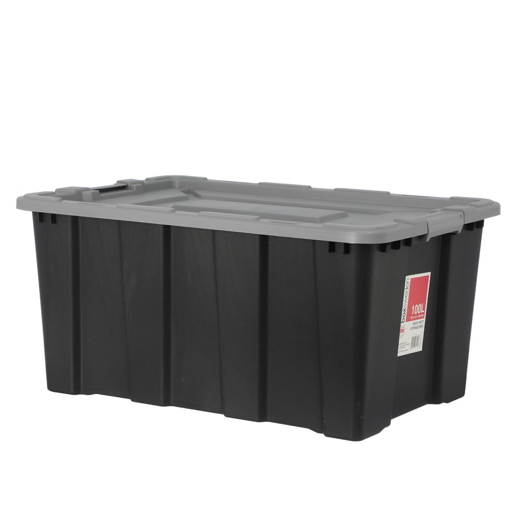 Black Heavy Duty Halloween Storage Tote, 100l