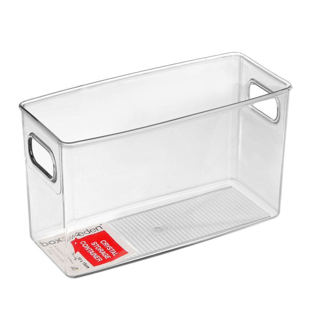 Crystal Storage Container 25 x 10cm - Red Dot