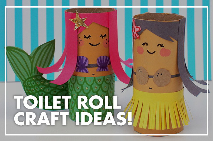 Toilet Roll Crafts - Red Dot