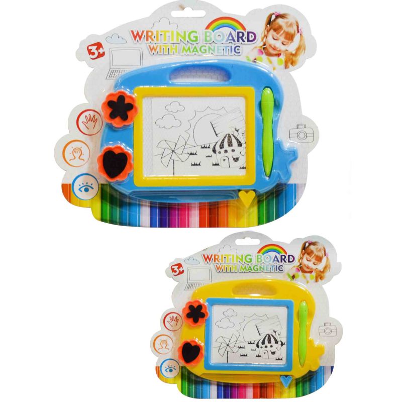 Fly2sky Magnetic Drawing Board Kids Drawing Doodle Board Travel Size Toddler Toys Sketch Writing Colorful Erasable Sketching Pad Holiday Birthday