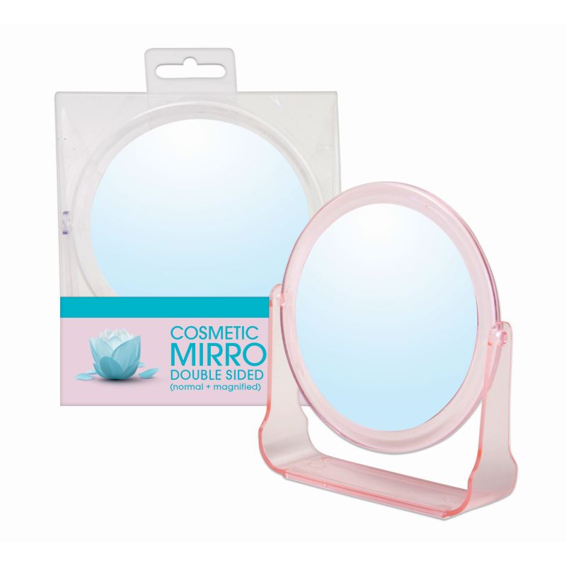 Round Cosmetic Mirror Double Sided, Round Makeup Mirror
